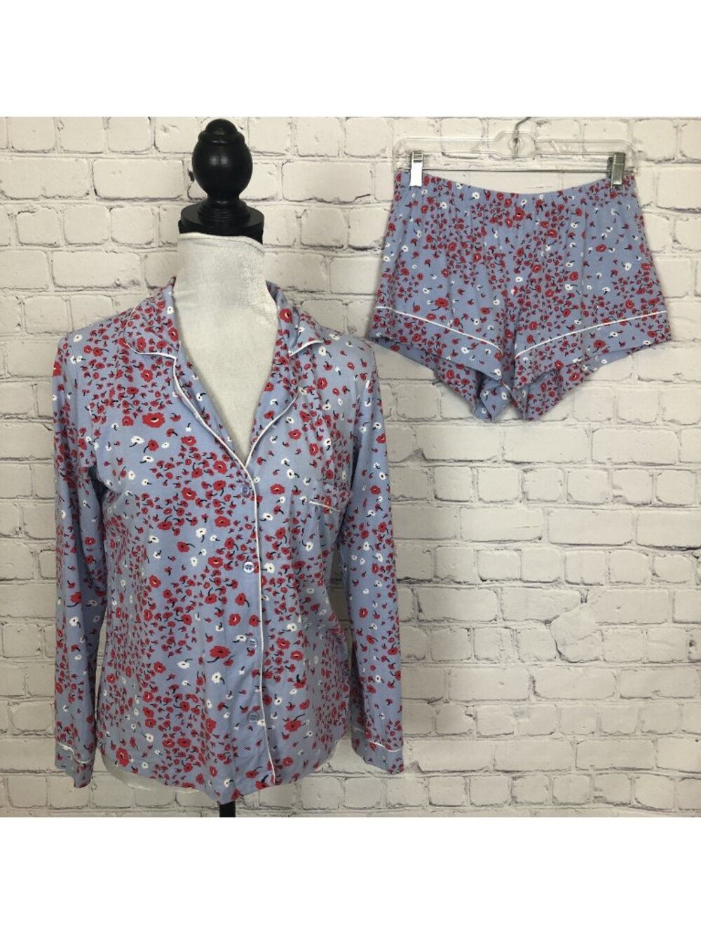 The Cats Pajamas Blue Floral Set Size S